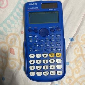 Blue school calculator
